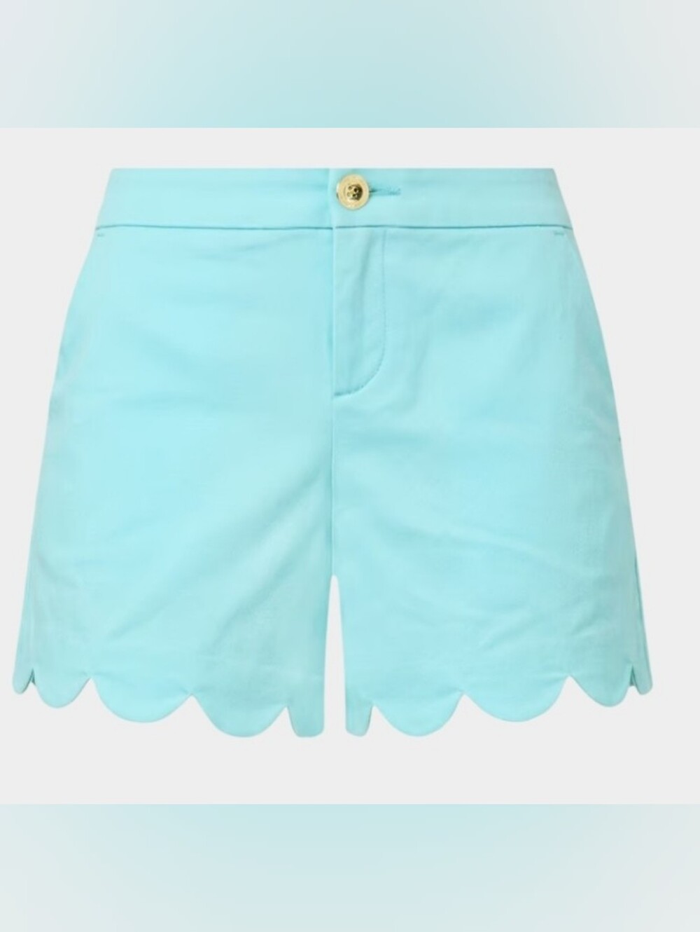 Lilly Pulitzer 5" Buttercup Scallop Hem Women's Shorts Sz 8 - Picture 4 of 7